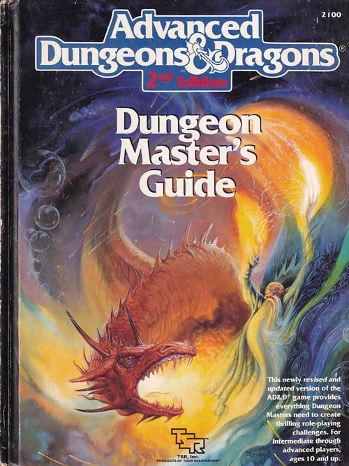 AD&D 2nd Edition - Dungeon Masters Guide - 1st Edition (B Grade) (Genbrug)